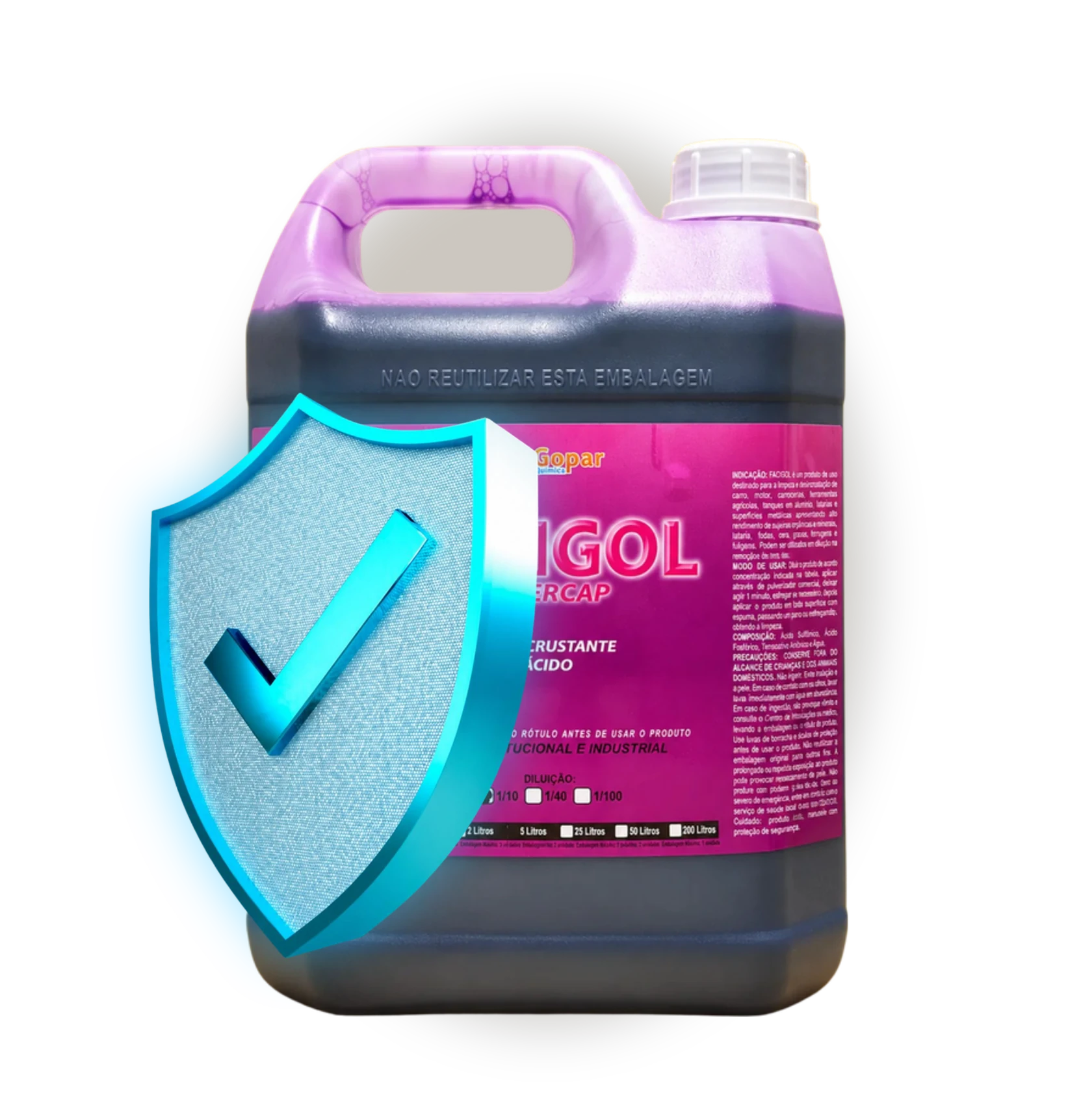 HOME 3 FACIGOL com selo de proteção - Gopar Química